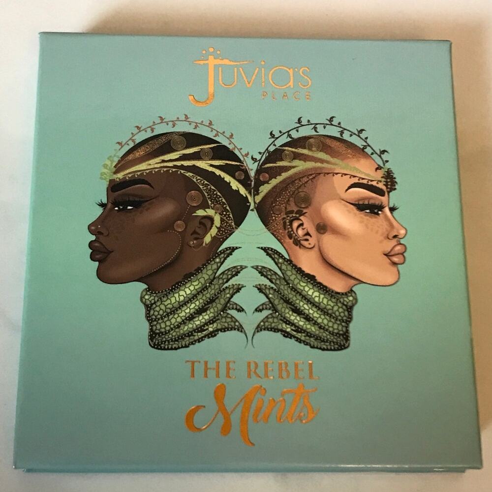 Juvia's Place the Rebel Mints Eyeshadow Palette Mint Teal Metallic